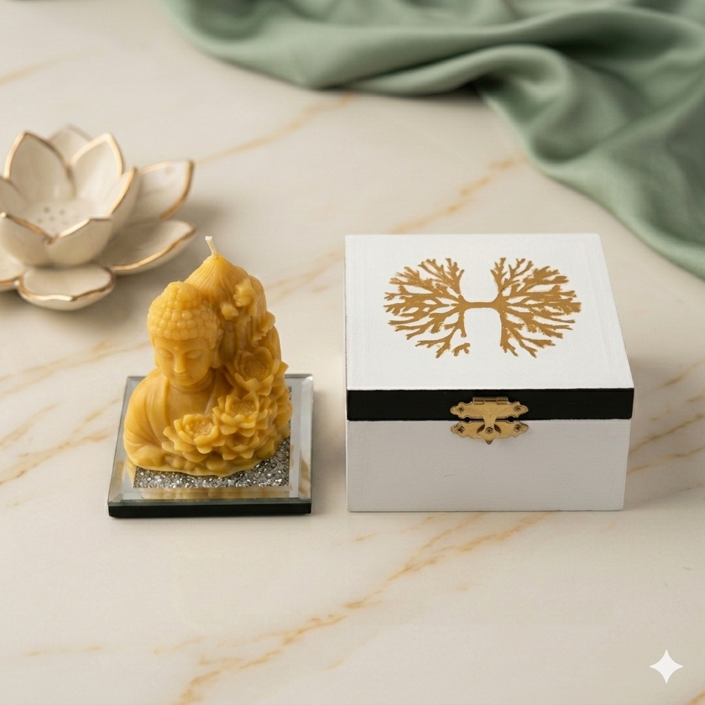[PRE-ORDER] The Golden Tree of Life Blessed Candle Set