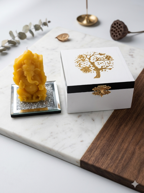 [PRE-ORDER] Lord Ganesha Blessed Candle Set - The Light of Success